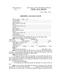 Mẫu Hợp đồng cho thuê nhà ở