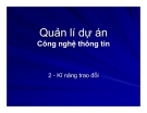 Bài giảng quản lý dự án công nghệ thông tin chuẩn nhất