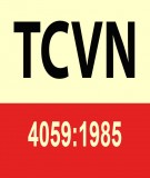 Tiêu chuẩn Việt Nam TCVN 4059:1985