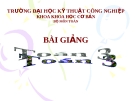 Bài giảng Toán hàm nhiều biến [chuẩn nhất]