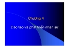 Chương 4: Đào tạo và phát triển nhân sự