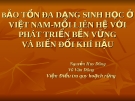 Bảo tồn đa dạng sinh học ở Việt Nam - Mối liên hệ với phát triển bền vững và biến đổi khí hậu