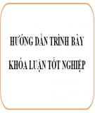 Hướng dẫn trình bày: Khóa luận tốt nghiệp đại học