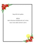 Sáng kiến kinh nghiệm: Một số kinh nghiệm rèn kỹ năng giải Toán điển hình ở lớp 4