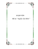 Đề tài " Nguồn vốn ODA "