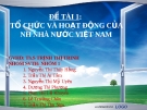 Đề tài " Tổ chức và hoạt động của ngân hàng nhà nước việt Nam "