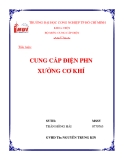 Đề tài : CUNG CẤP ĐIỆN PHN XƯỞNG CƠ KHÍ