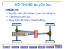 Hệ Thống Truyền Lực: Tổng Quan, Cấu Tạo và Ứng Dụng
