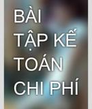 Bài tập tổng hợp kế toán chi phí [chuẩn nhất]