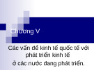 Các vấn đề kinh tế quốc tế với phát triển kinh tế ở các nước đang phát triển