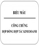 Công chứng hợp đồng hợp tác kinh doanh