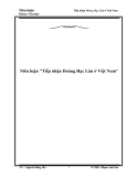 Niên luận "Tiếp nhận Hoàng Hạc Lâu ở Việt Nam"