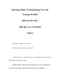  HỒN XUÂN THU - Phần 7