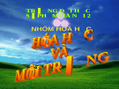 Hóa học và vấn đề môi trường: Giải pháp, ảnh hưởng, ứng dụng