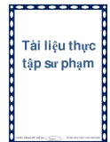 Tài liệu thực tập sư phạm