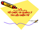 Đề cương bài giảng tổ chức và quản lý tài liệu điện tử
