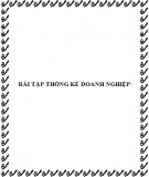 Bài tập thống kê doanh nghiệp
