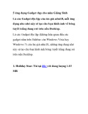 5 ứng dụng Gadget đẹp cho mùa Giáng Sinh 