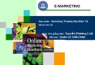  KHÁI NIỆM  CƠ BẢN E-MARKETING
