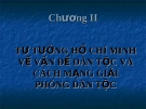 Bài thuyết trình TƯ TƯỞNG HỒ CHÍ MINH VỀ VẤN ĐỀ DÂN TỘC VÀ CÁCH MẠNG GIẢI PHÓNG DÂN TỘC
