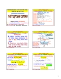 Bài giảng thủy lực đại cương: Chương 8 [Tóm tắt kiến thức trọng tâm]