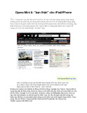 Opera Mini 6 là bạn thân cho iPad và iPhone