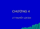 Lý thuyết lợi ích: Bài giảng chi tiết