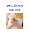 Spa tại gia trong ngày đông