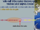Vấn đề tôn giáo: Kinh nghiệm trong quá trình xây dựng XHCN