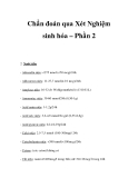 Chẩn đoán qua Xét Nghiệm sinh hóa – Phần 2 