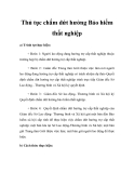 Thủ tục chấm dứt hưởng Bảo hiểm thất nghiệp 