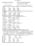 Đề thi Anh Văn Đại học 2011 Khối D - Đề 8 (Tuyển Sinh)
