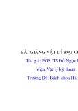 Bài giảng Vật lý đại cương: Bán dẫn và máy phát lượng tử phần 1