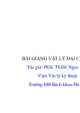 Vật lý đại cương: Cơ học lượng tử phần 3 (tiếp)