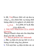 Quang học lượng tử (Phần 2): Vật lý đại cương