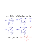 Vật Lý Đại Cương: Thuyết Tương Đối Hẹp Einstein (Phần 2)