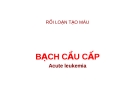 Rối Loạn Tạo Máu Bạch Cầu Cấp: Tổng Quan và Các Phương Pháp Điều Trị Mới Nhất