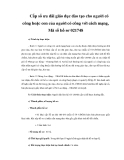 Cấp sổ ưu đãi giáo dục đào tạo cho người có công hoặc con của người có công với cách mạng, Mã số hồ sơ 021748