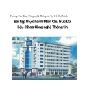 Bài tập thực hành Cấu trúc dữ liệu phần 1: Môn học và hướng dẫn