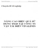 Chuyên đề tốt nghiệp: Nâng cao hiệu quả sử dụng tài sản lưu động tại Công ty vận tải biển Vinalines