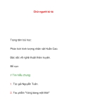 Chữ người tử tù: Tổng hợp kiến thức văn học trọng tâm