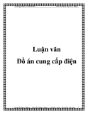 Đồ án cung cấp điện