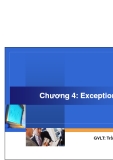 Chương 4: Exceptions
