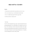 Hội chứng táo bón