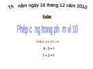 Bài giảng: Phép cộng trong phạm vi 10