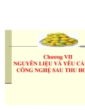 Giáo trình công nghệ sau thu hoạch