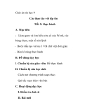 Giáo án tin học 9 -  Các thao tác với tệp tin Tiết 5: thực hành 