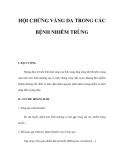 HỘI CHỨNG VÀNG DA TRONG CÁC BỆNH NHIỄM TRÙNG 