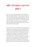SIÊU ÂM THẬN CẤP CỨU phần 2 