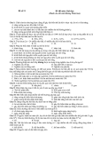 5 Đề thi HK2 môn Sinh 12